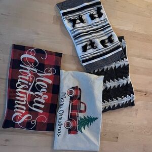 Festive Christmas Pillow Covers Set